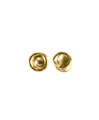 Small 14K Yellow Gold Nugget Post Earrings (6-7 mm average diameter)